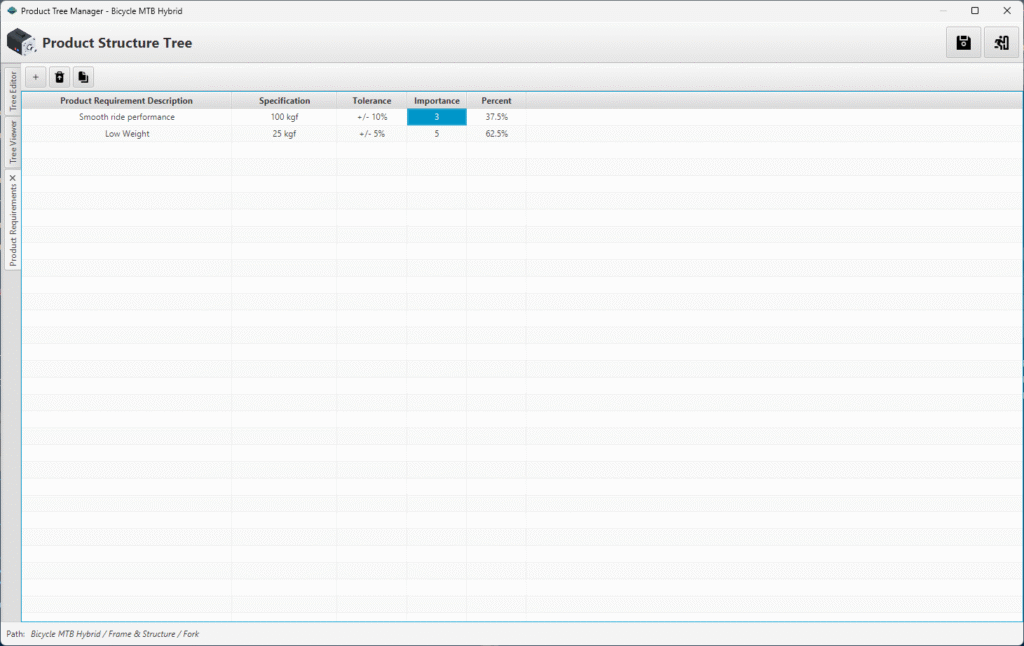Controle de requisitos específicos